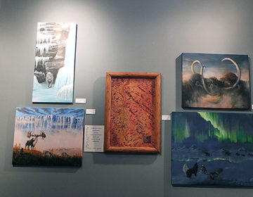 【カナダ ジャスパー】ジャスパーの絵描き・アーティストが集まるJAGの展示会で美術館へ